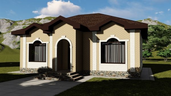 14. Проект дома A-027 Екстерьер Проект дома A-027 - фото 14