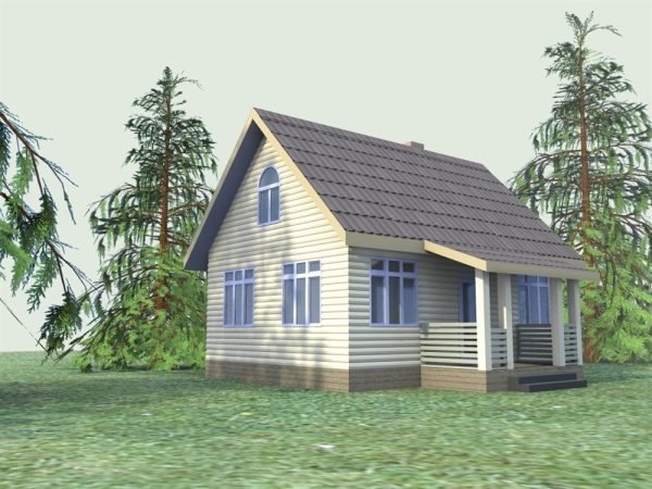 6. Проект дома A-030 Екстерьер Проект дома A-030 - фото 6