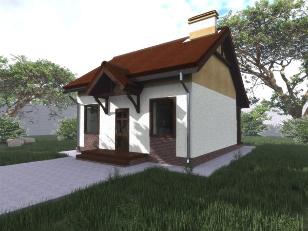 3. Проект дома A-043 Екстерьер Проект дома A-043 - фото 3