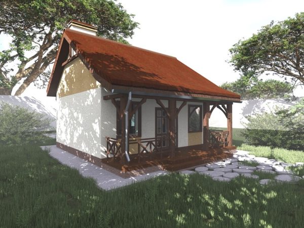 8. Проект дома A-043 Екстерьер Проект дома A-043 - фото 8