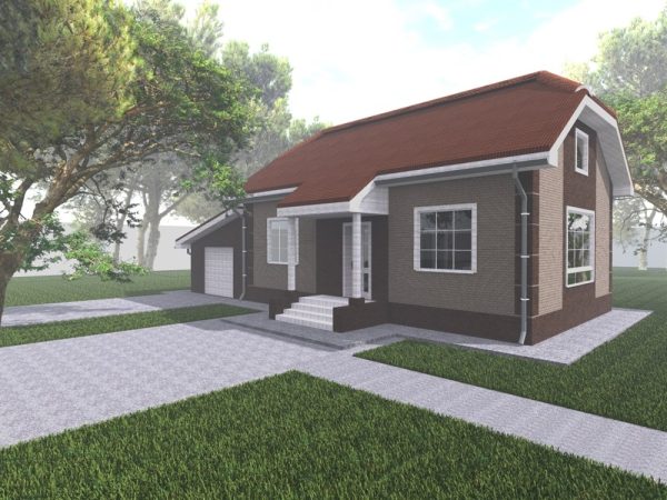 2. Проект дома A-044 Екстерьер Проект дома A-044 - фото 2