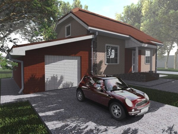 8. Проект дома A-044 Екстерьер Проект дома A-044 - фото 8