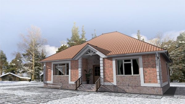 5. Проект дома A-052 Екстерьер Проект дома A-052 - фото 5