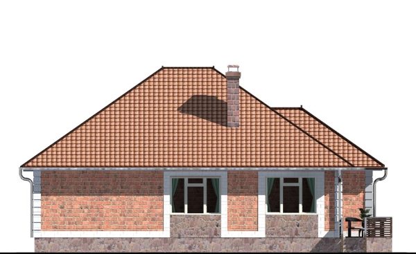 6. Проект дома A-052 Екстерьер Проект дома A-052 - фото 6