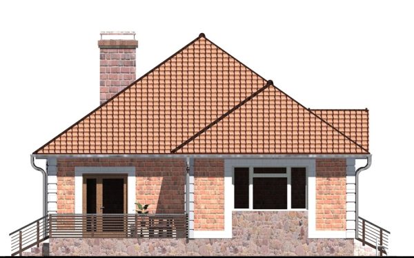 10. Проект дома A-052 Екстерьер Проект дома A-052 - фото 10