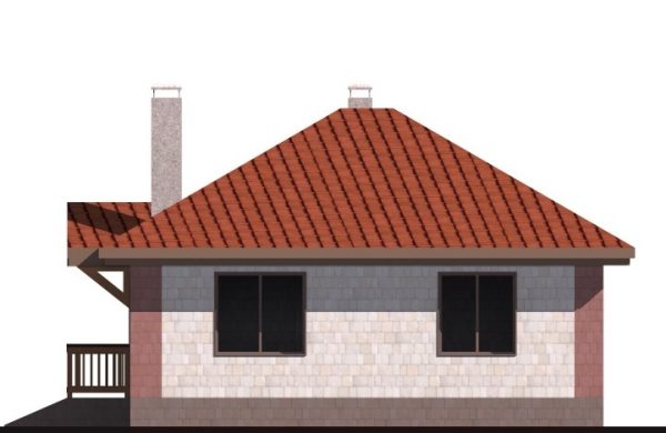 3. Проект дома A-064 Екстерьер Проект дома A-064 - фото 3