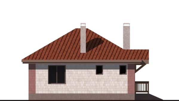 4. Проект дома A-064 Екстерьер Проект дома A-064 - фото 4