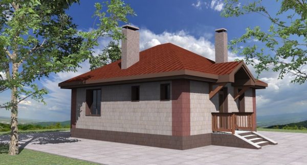 8. Проект дома A-064 Екстерьер Проект дома A-064 - фото 8