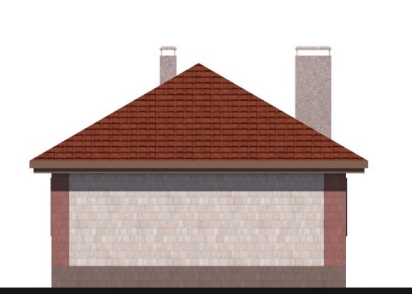 14. Проект дома A-064 Екстерьер Проект дома A-064 - фото 14