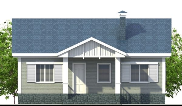 3. Проект дома A-067 Екстерьер Проект дома A-067 - фото 3