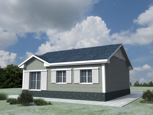 8. Проект дома A-067 Екстерьер Проект дома A-067 - фото 8