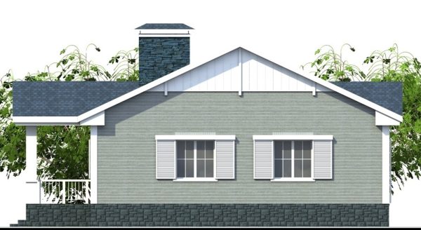 9. Проект дома A-067 Екстерьер Проект дома A-067 - фото 9