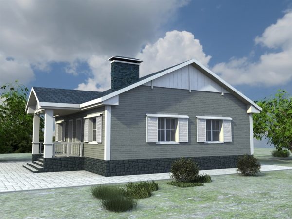 13. Проект дома A-067 Екстерьер Проект дома A-067 - фото 13