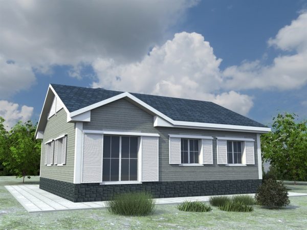 15. Проект дома A-067 Екстерьер Проект дома A-067 - фото 15