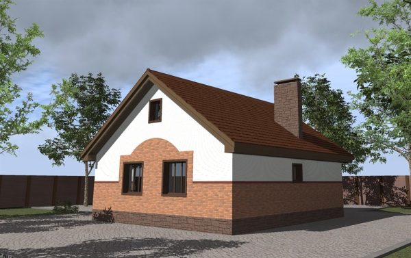 4. Проект дома A-068 Екстерьер Проект дома A-068 - фото 4