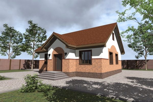 14. Проект дома A-068 Екстерьер Проект дома A-068 - фото 14