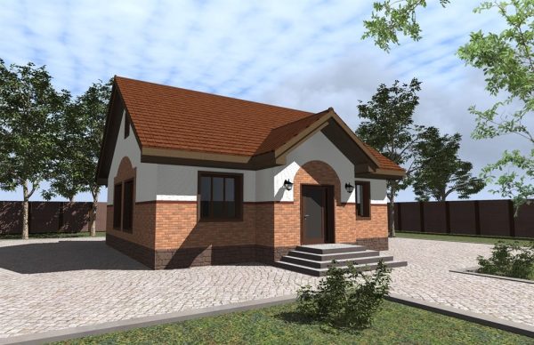 15. Проект дома A-068 Екстерьер Проект дома A-068 - фото 15