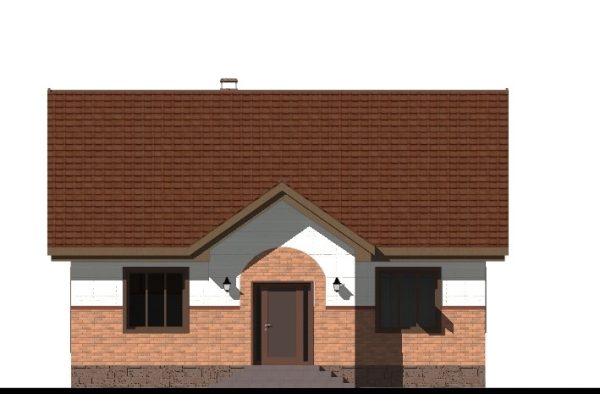 17. Проект дома A-068 Екстерьер Проект дома A-068 - фото 17