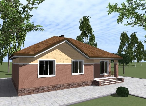 2. Проект дома A-070 Екстерьер Проект дома A-070 - фото 2