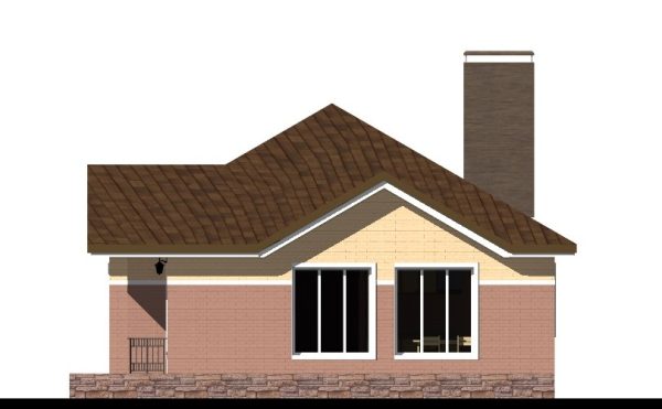 9. Проект дома A-070 Екстерьер Проект дома A-070 - фото 9