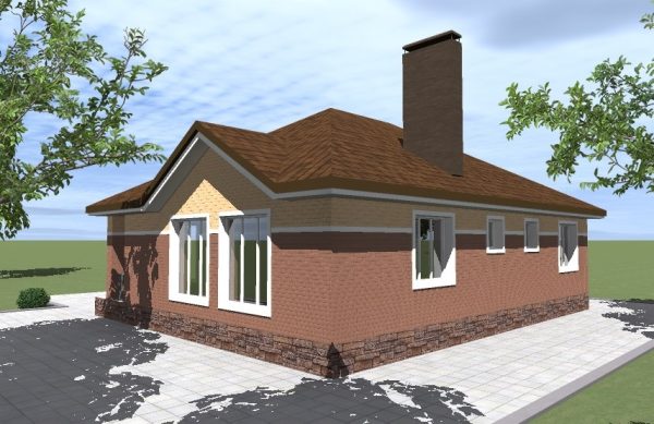 12. Проект дома A-070 Екстерьер Проект дома A-070 - фото 12