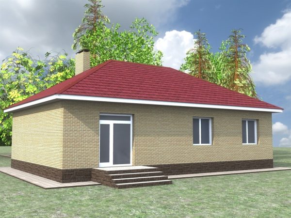 1. Проект дома A-074 Екстерьер Проект дома A-074 - фото 1