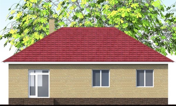 5. Проект дома A-074 Екстерьер Проект дома A-074 - фото 5