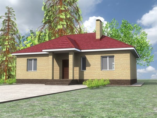7. Проект дома A-074 Екстерьер Проект дома A-074 - фото 7