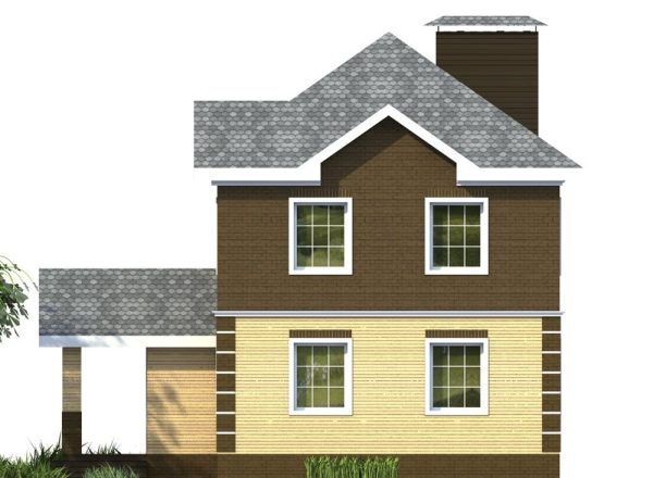 4. Проект дома A-075 Екстерьер Проект дома A-075 - фото 4