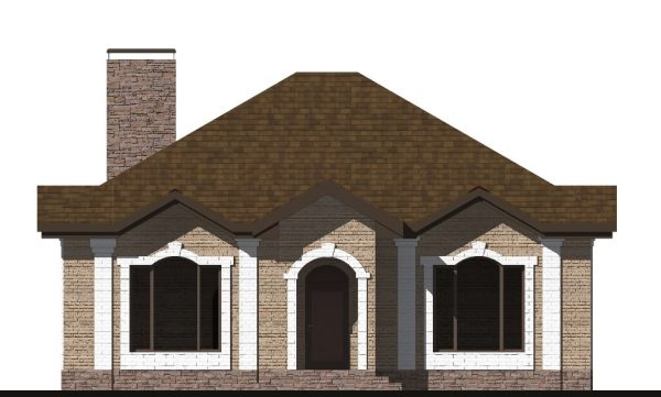 6. Проект дома A-076 Екстерьер Проект дома A-076 - фото 6