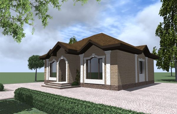 8. Проект дома A-076 Екстерьер Проект дома A-076 - фото 8