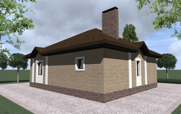 17. Проект дома A-076 Екстерьер Проект дома A-076 - фото 17