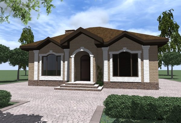 20. Проект дома A-076 Екстерьер Проект дома A-076 - фото 20