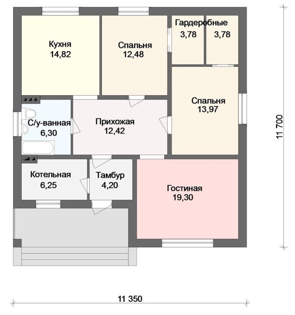 15. Проект дома A-079 Екстерьер Проект дома A-079 - фото 15