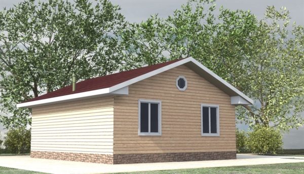 6. Проект дома A-080 Екстерьер Проект дома A-080 - фото 6