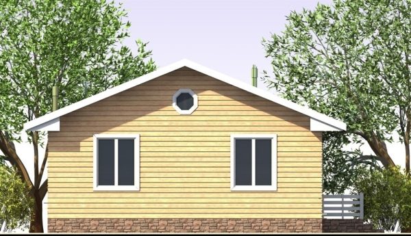 9. Проект дома A-080 Екстерьер Проект дома A-080 - фото 9