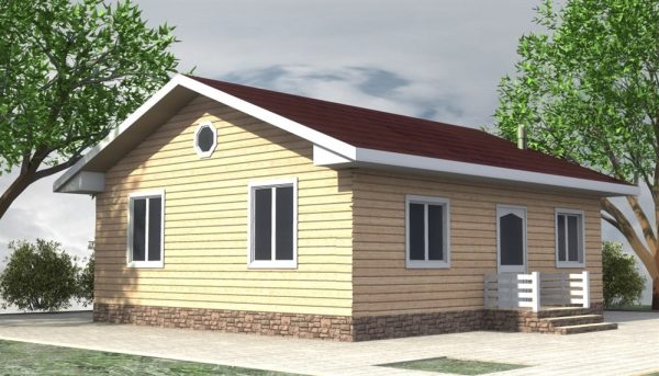 17. Проект дома A-080 Екстерьер Проект дома A-080 - фото 17
