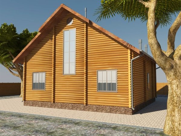 9. Проект дома A-081 Екстерьер Проект дома A-081 - фото 9