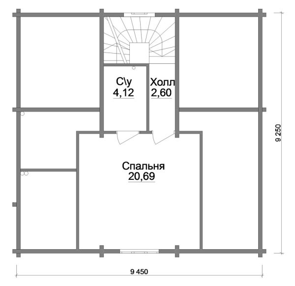 12. Проект дома A-081 Екстерьер Проект дома A-081 - фото 12