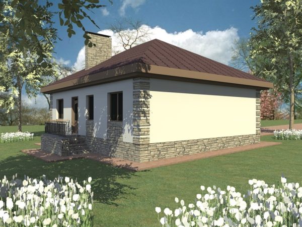 6. Проект дома A-083 Екстерьер Проект дома A-083 - фото 6