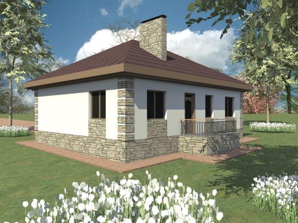 7. Проект дома A-083 Екстерьер Проект дома A-083 - фото 7