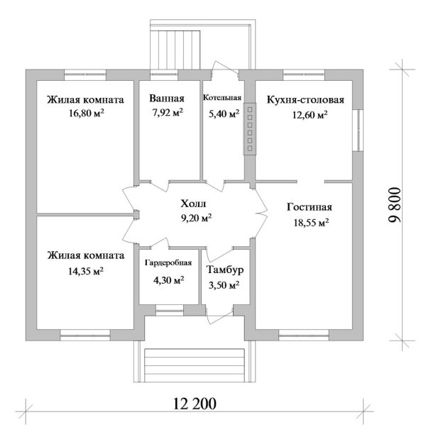 10. Проект дома A-083 Екстерьер Проект дома A-083 - фото 10