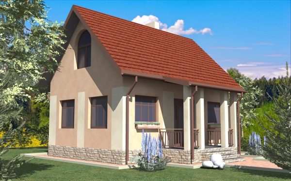 6. Проект дома A-084 Екстерьер Проект дома A-084 - фото 6