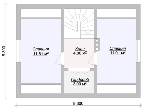 7. Проект дома A-084 Екстерьер Проект дома A-084 - фото 7
