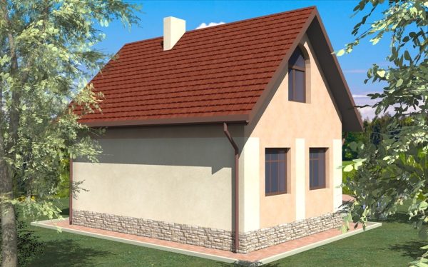 14. Проект дома A-084 Екстерьер Проект дома A-084 - фото 14