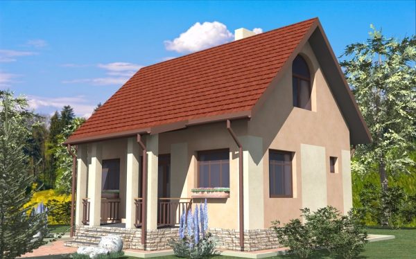 18. Проект дома A-084 Екстерьер Проект дома A-084 - фото 18