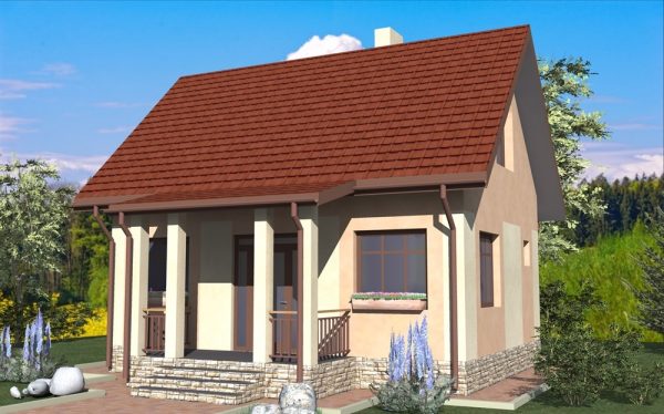 21. Проект дома A-084 Екстерьер Проект дома A-084 - фото 21