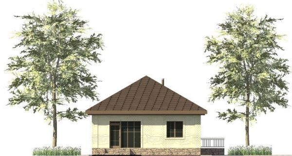 2. Проект дома A-085 Екстерьер Проект дома A-085 - фото 2