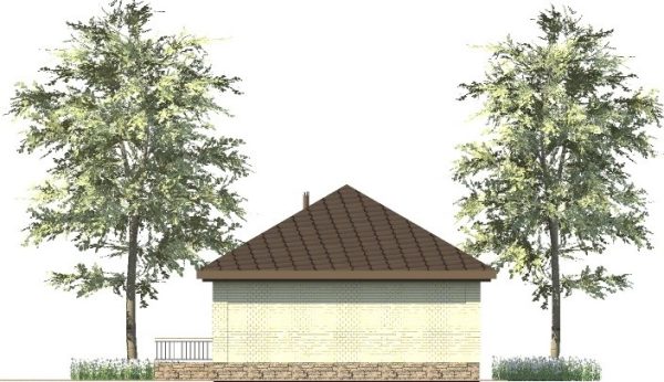 15. Проект дома A-085 Екстерьер Проект дома A-085 - фото 15