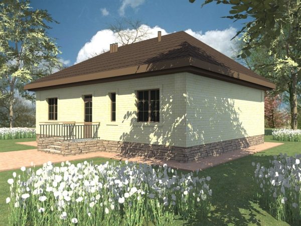 17. Проект дома A-085 Екстерьер Проект дома A-085 - фото 17